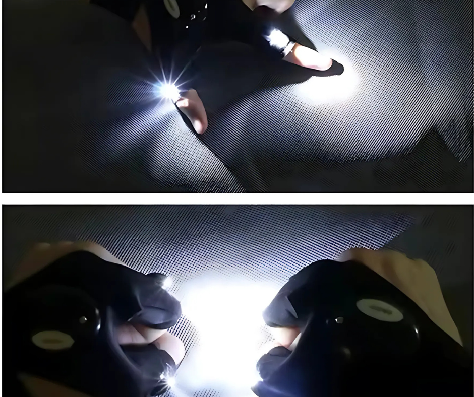 Light up gloves